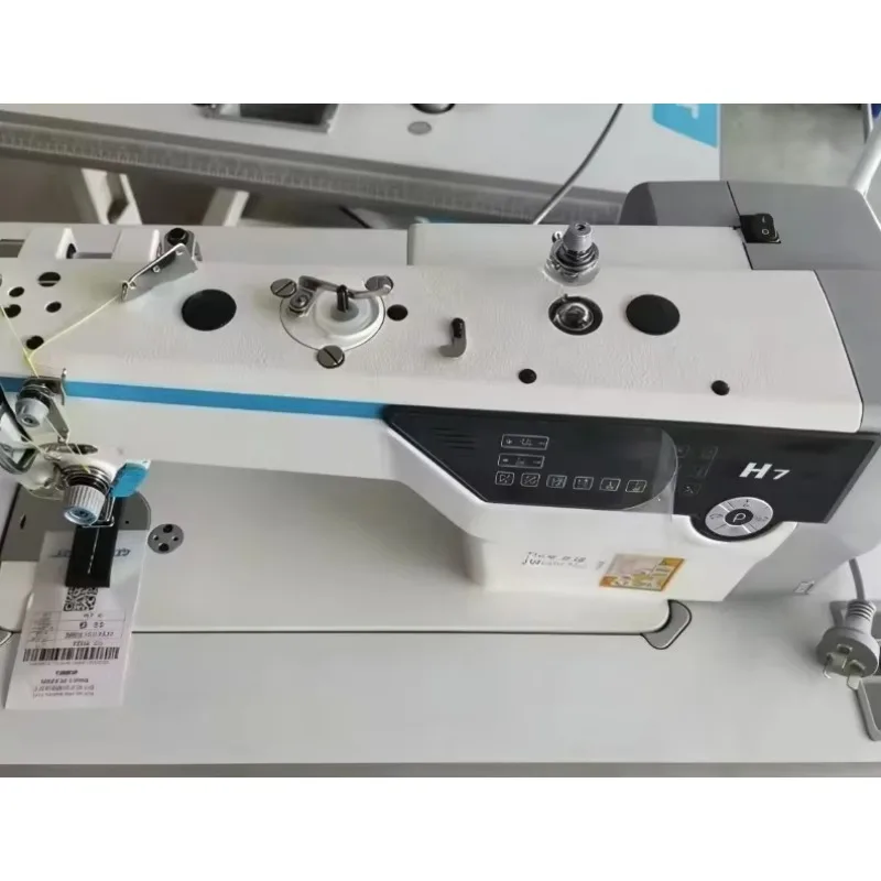 Single Needle Lockstitch Computerized Flat-Bed Motor Industrial Sewing Machine High Quality Metal T-Shirt Sewing