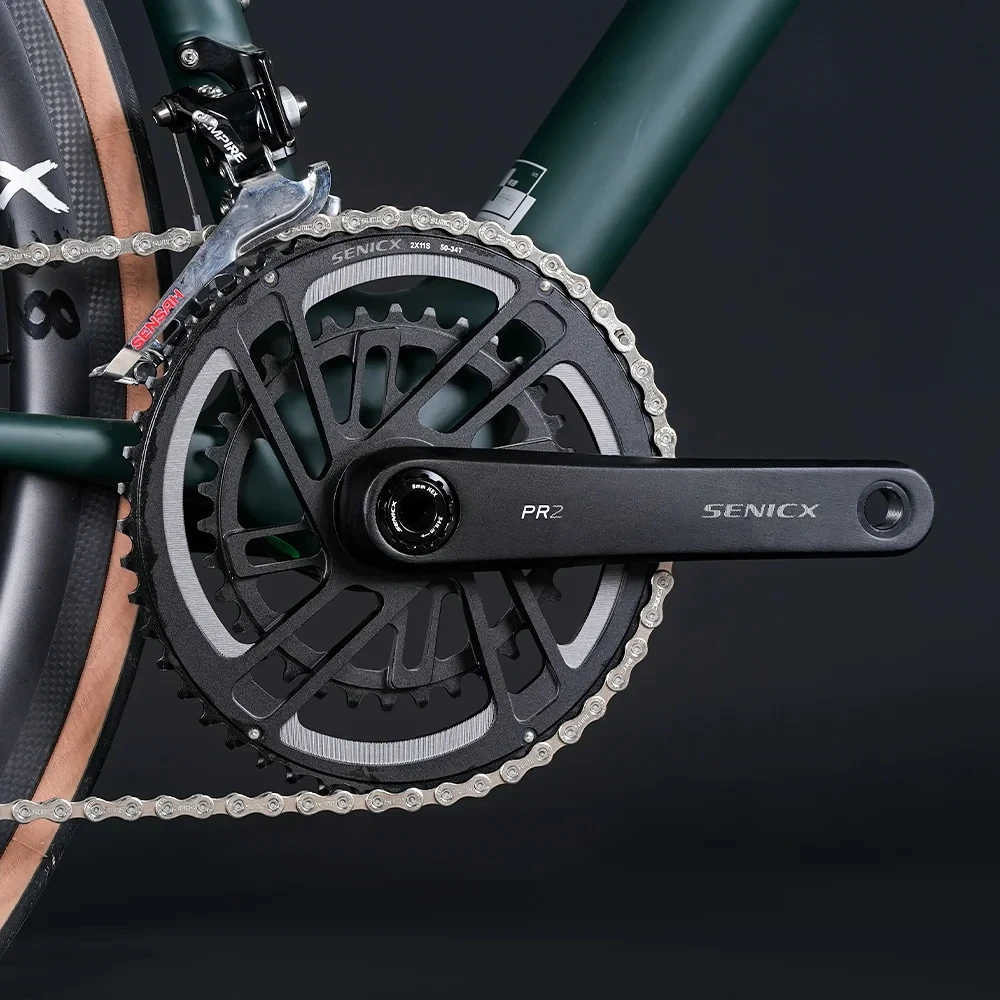 SENICX 52-36/50-34/46-30T specification road bicycle crank set disc suitable for SHIMANO and SRAMGXP 10 speed 11 speed 12 speed