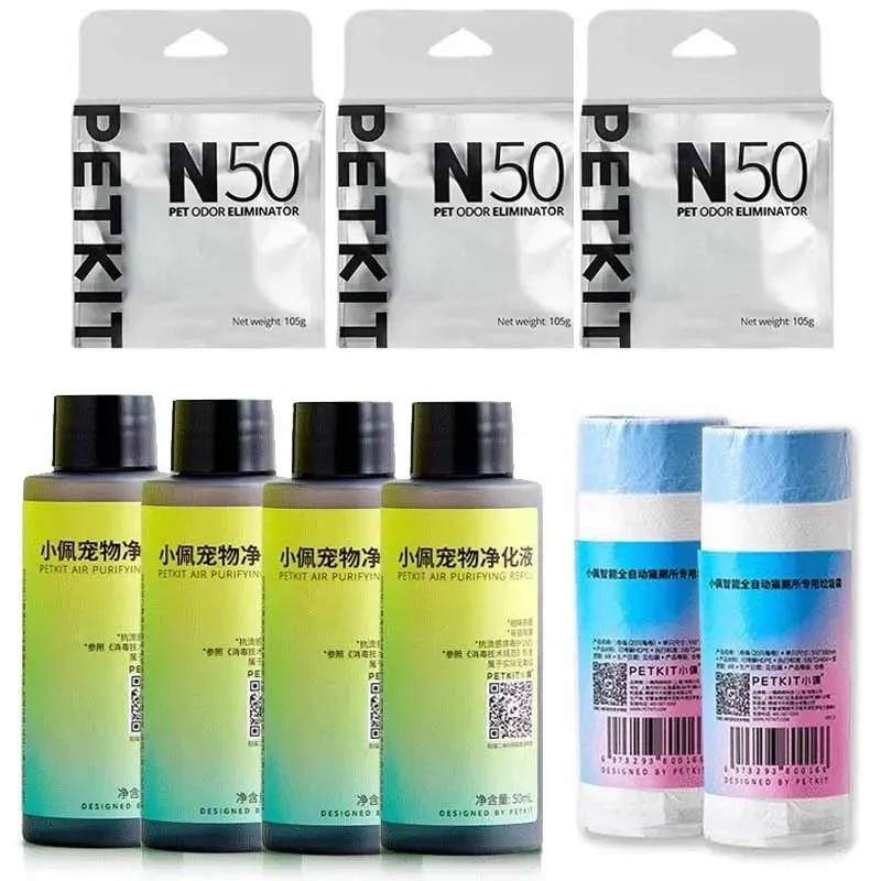 Para petkit caixa de areia de gato purificação especial concentrado esterilização desodorização pêra fragrância líquido limpeza desodorante
