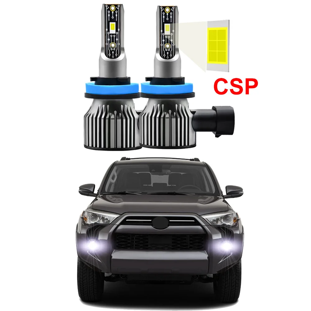 

2Pcs LED Fog Lamp Bulbs For Toyota 4Runner 2010 -2020 2021 2022 2023 2024 White Fog Lamp Canbus