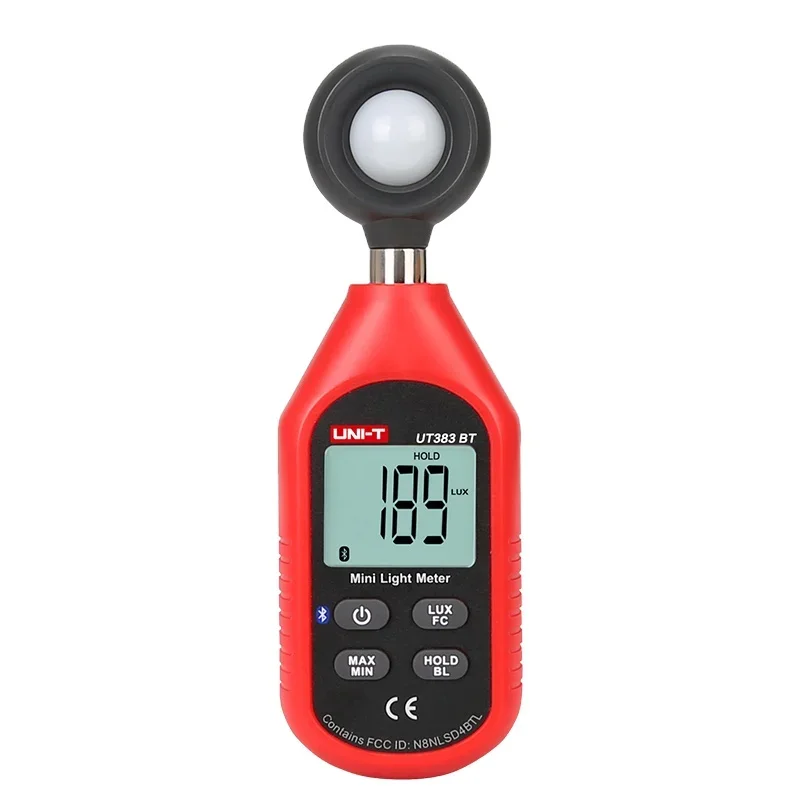 

for UT383BT Light Meter 200,000 LUX Digital Luxmeter Luminance Lux Fc Test Max Min Illuminometers Photometer