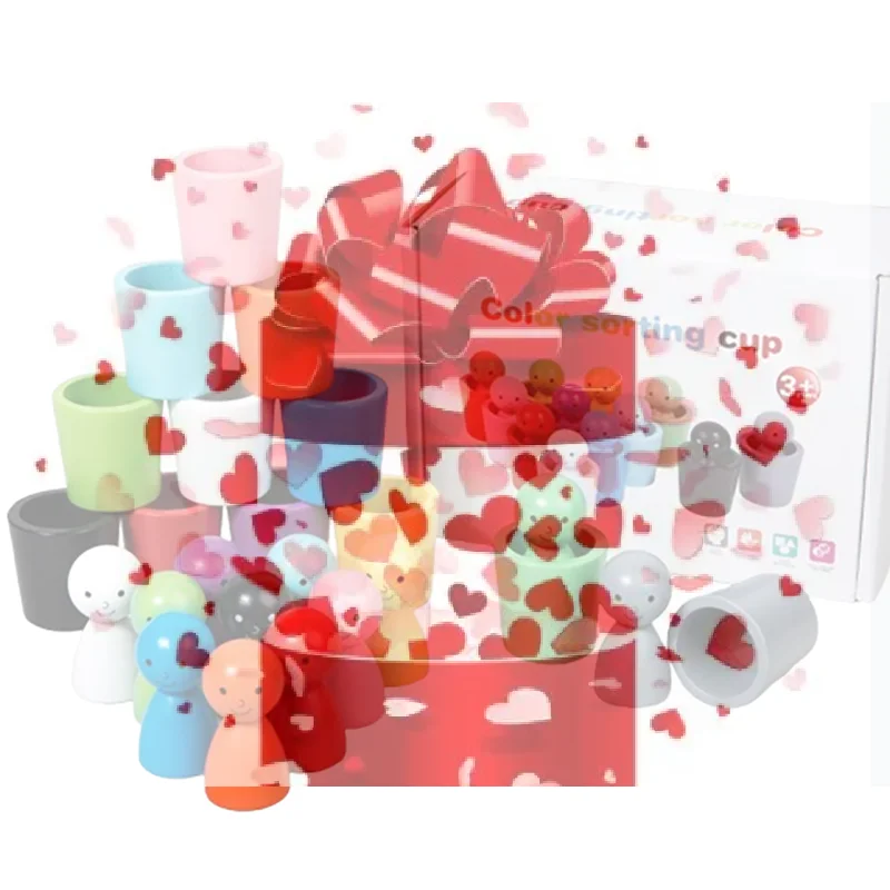 

Сенсорные игрушки для сортировки по цвету, развивающие игры на сопоставление цветов