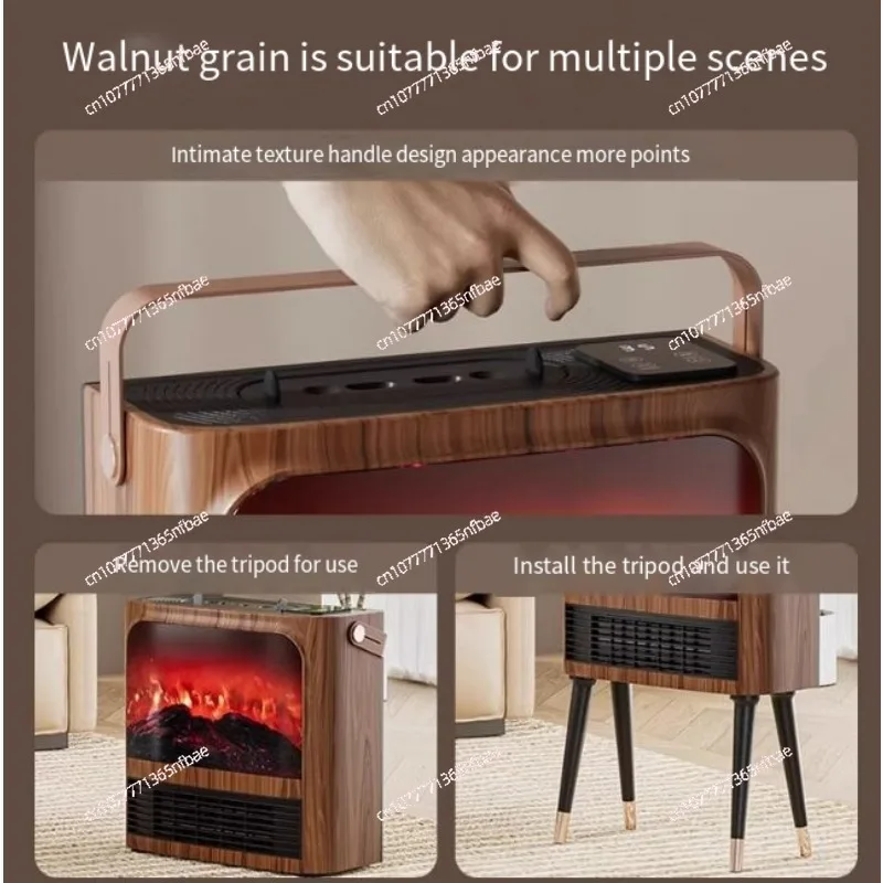 Large area fireplace heater Heater simulates flame electric heater Household energy-saving electric heater indoor oven