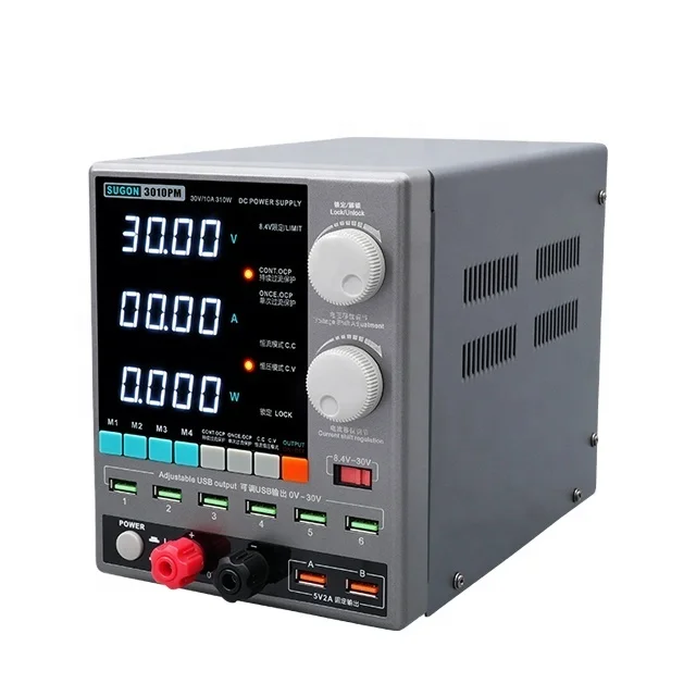 SUGON 3010PM 30V 10A DC Stabilized Power Supply 300W High-power Transformer Mobile Phone Maintenance Tool Equipment