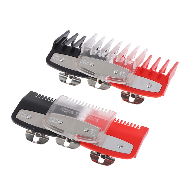 2Pcs Hair Clipper Guide Comb Cutting Limit Standard Guards Attach Parts for Haircut Precision Trimming