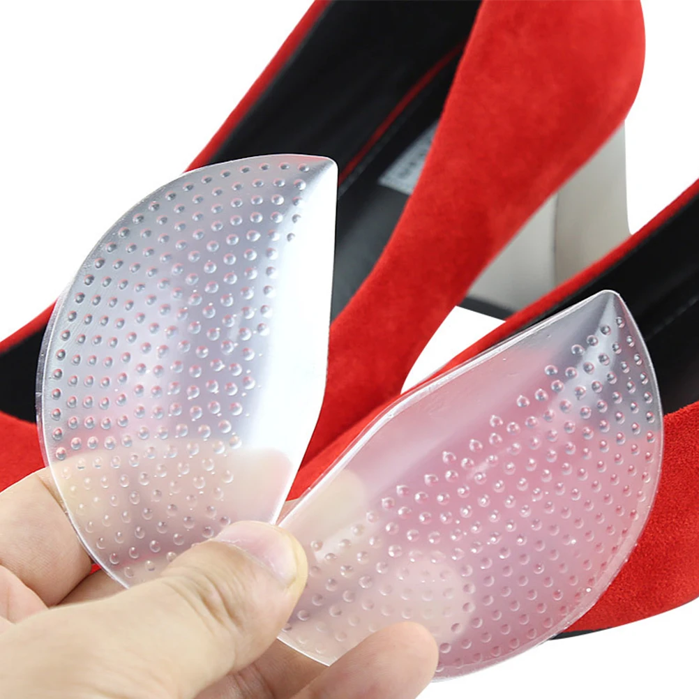 

2 Pairs Arch Support Gel Inserts Shock Absorption Non Slip Breathable Foot Wrap Compression Insoles for Shoes Walking Running