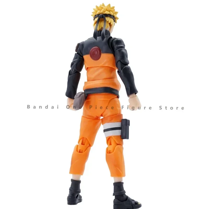 Auf Lager Original Bandai SHF Naruto Uzumaki Actionfigur Animation Spielzeug Geschenk Modell Sammler Anime Hobby Echt