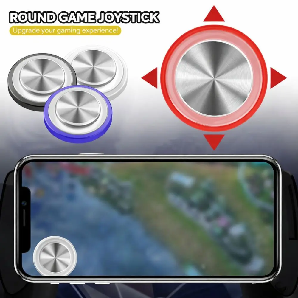 New 360D Control Game Joysticks Universal Smartphone Compatible Mobile Game Controller Suction Button Joysticks Apple Gaming