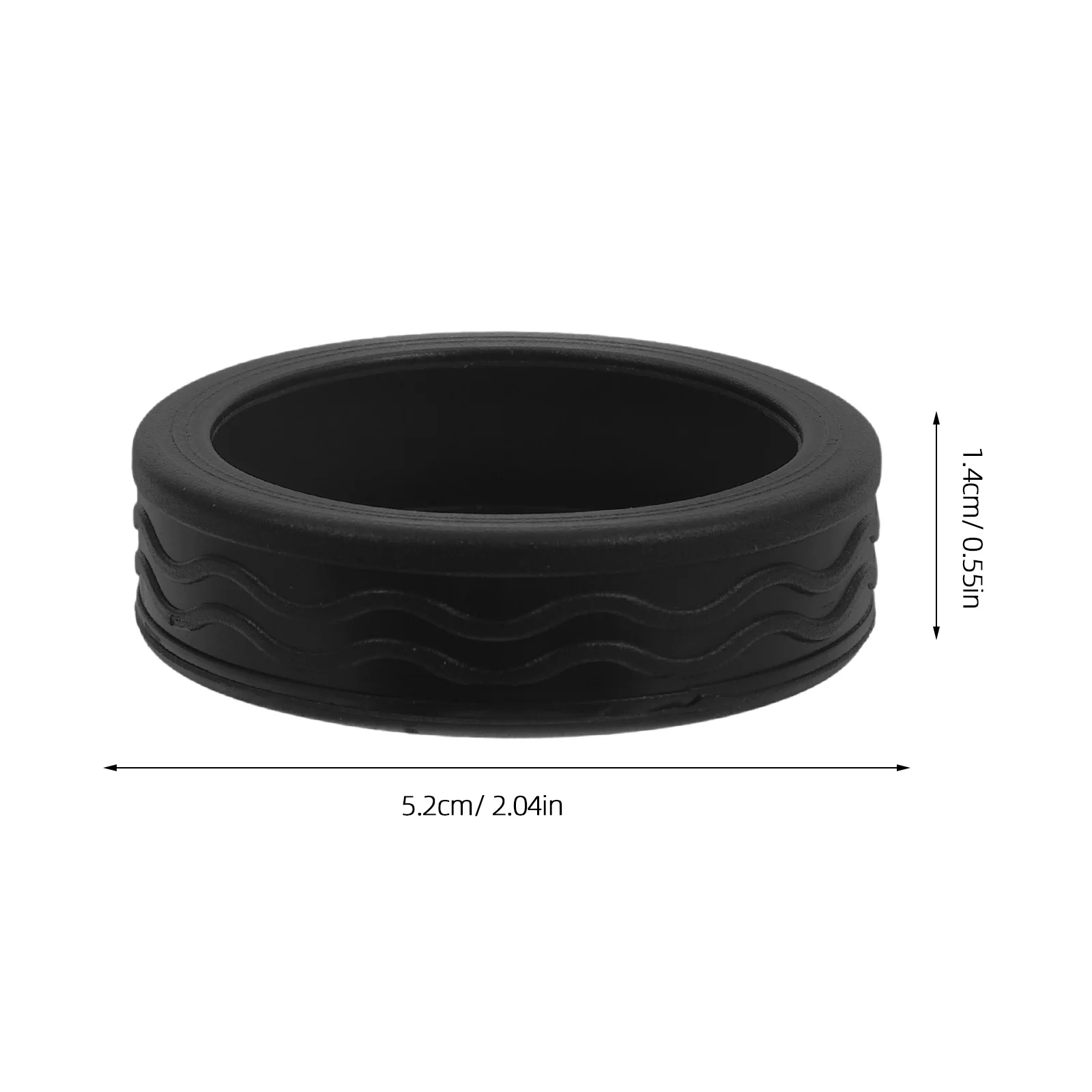 8 قطع من أغطية عجلات السفر متينة وخفيفة الوزن وسهلة التركيب لحماية عجلات حقيبة السفر المريحة للحد من الضوضاء #3