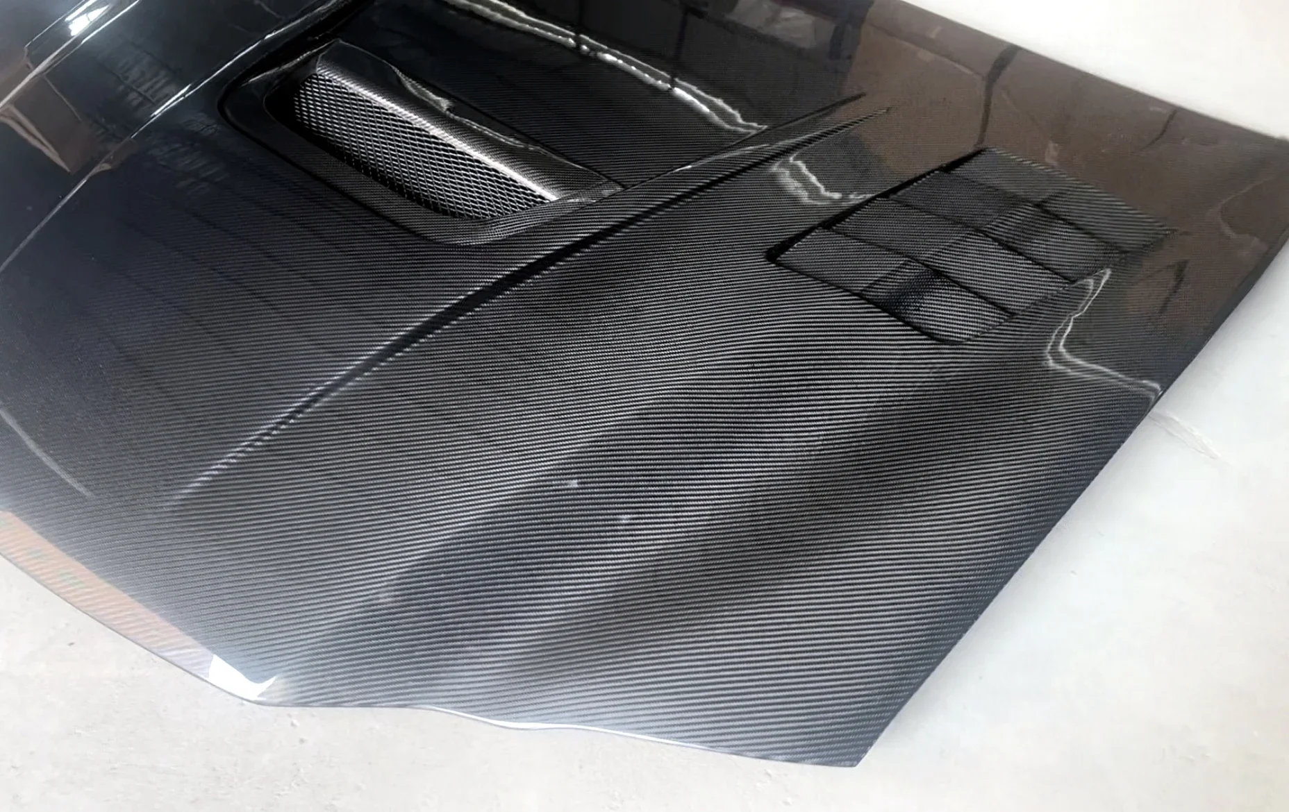 ฝากระโปรงคาร์บอน MRD สำหรับ Lexus GS 2012-2014 รุ่น MBJ ฝาครอบเครื่องยนต์คาร์บอนไฟเบอร์