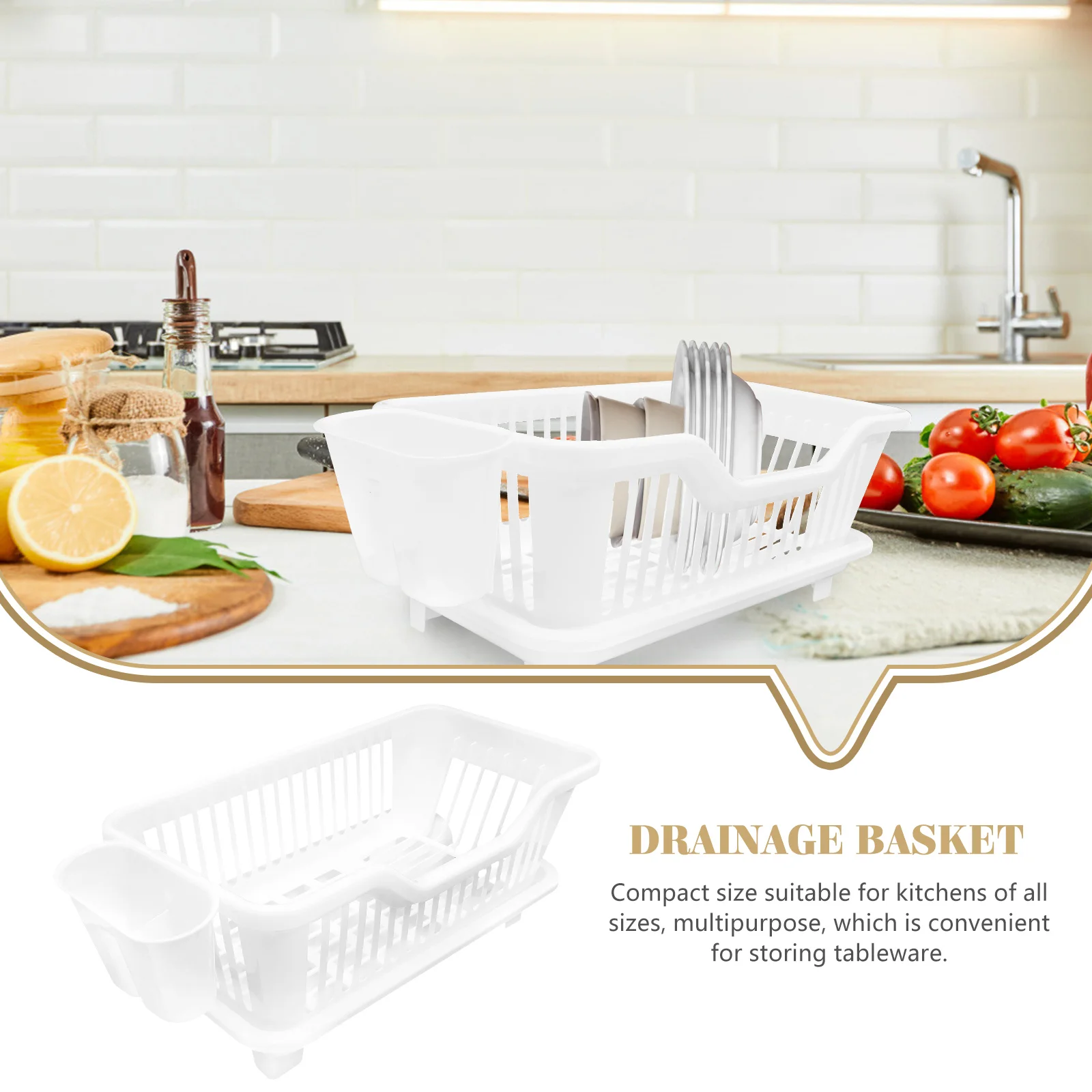 

Drain Basket Dish Strainer Dishes Drying Rack Drainer Bowl Racks Kitchen Storage Tray