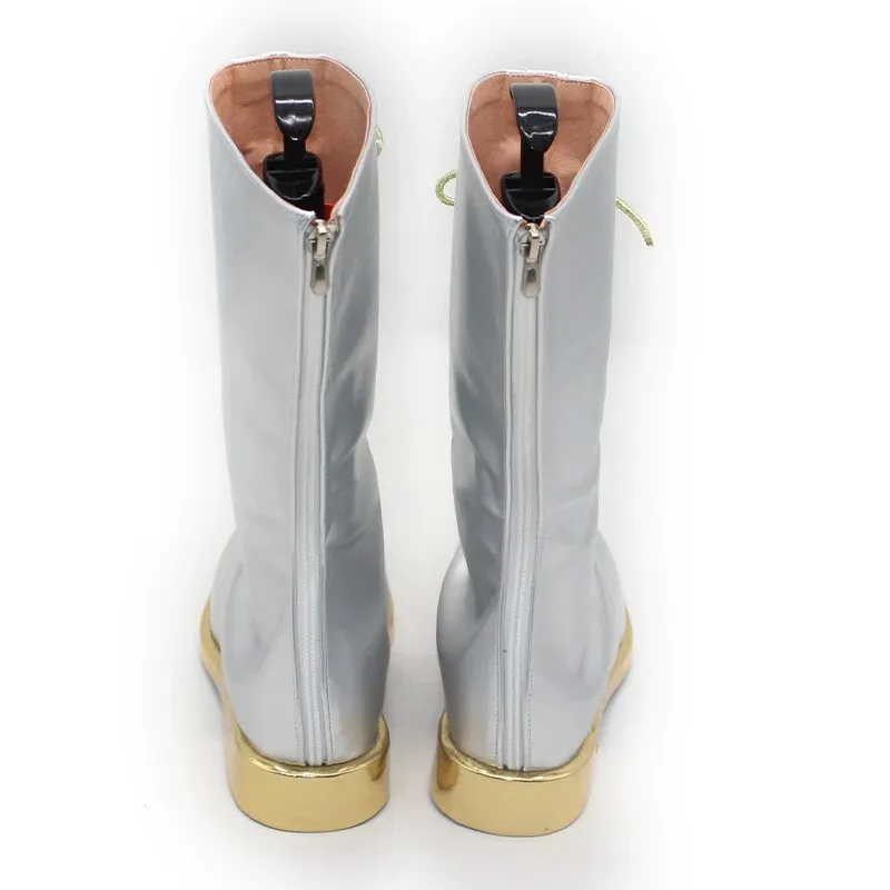 2025 22 무비 K팝 데몬 헌터즈 조이 코스프레 신발 골든 - 블랙 부츠 헌트릭스 그룹 할로윈 롤플레이 무대 공연 신발