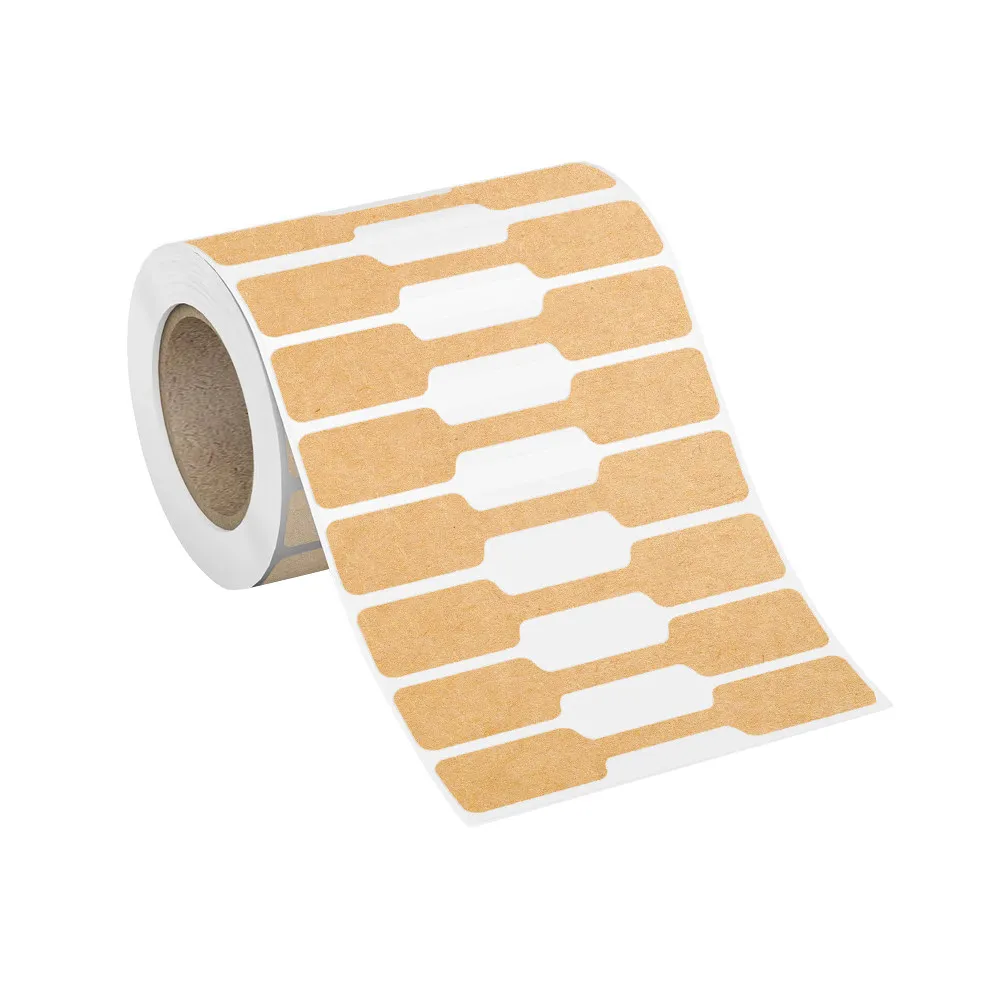 2000Pcs Blank Self-Adhesive Jewelry Price Tags Rectangle Labels Stickers for Rings Necklaces Bracelets Earrings Display Pricing