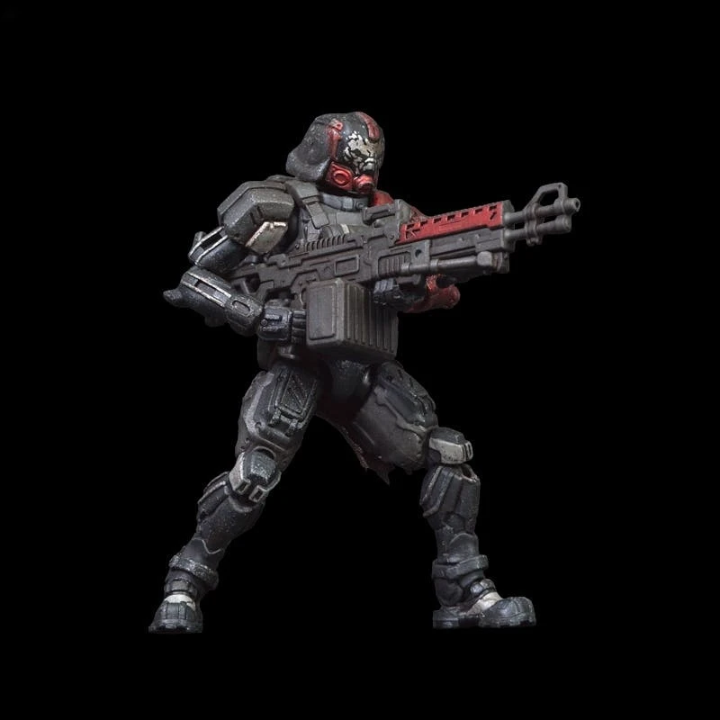 Acid Rain War FAV-A77 Omanga Black Sand Force Gotlett 1/18 3.75 Inch Finished Action Figure Military Model Collection