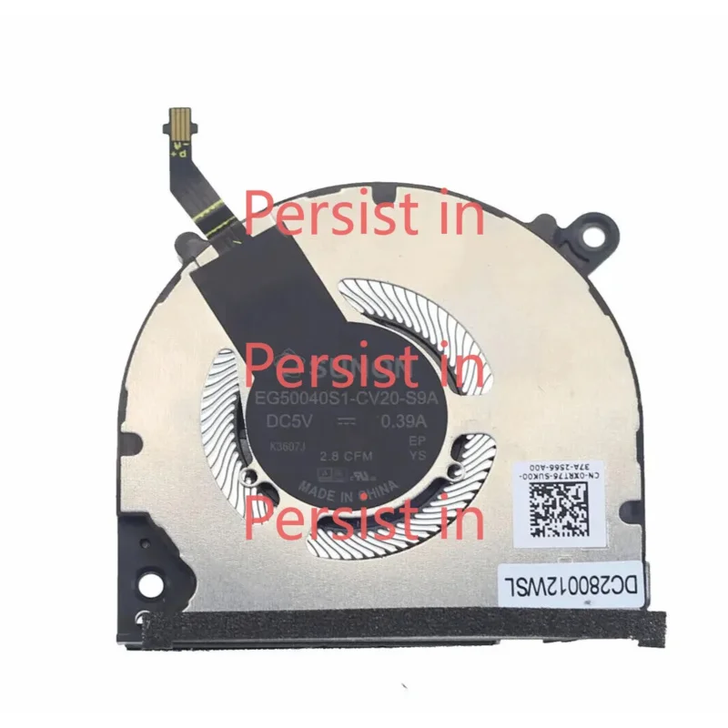 Laptop CPU cooling fan EG50040S1-CV20-S9A dc5v 0.39A 4-pin 0xrt76 xrt76