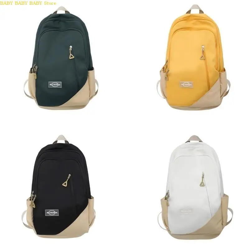 

Q81A Stylish Nylon Backpack School Bag Laptop Backpack Book Bags for High School Girl