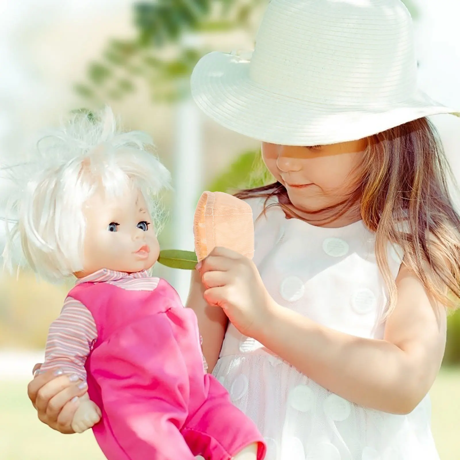 

2 Pcs Hair Net Hats Accessories Baby Mini for Caps Child Toys Girls