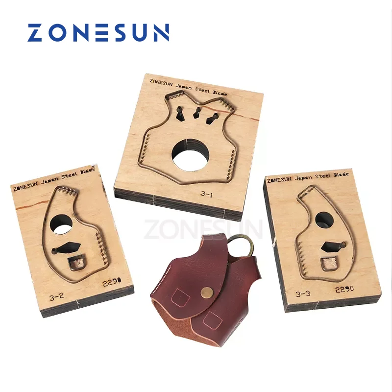 

ZONESUN V2 Key Fob Vest Shape Cover Leather Punch Clicker Die Japan Steel Blade DIY Laser Die Cutting Mould Knife