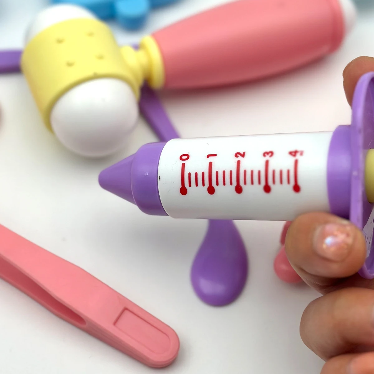 عشوائي 11 قطعة الأطفال تعلم لعب الأدوار التعليمية مجموعة البلاستيك للأطفال التظاهر اللعب لعبة طبيب المنزل