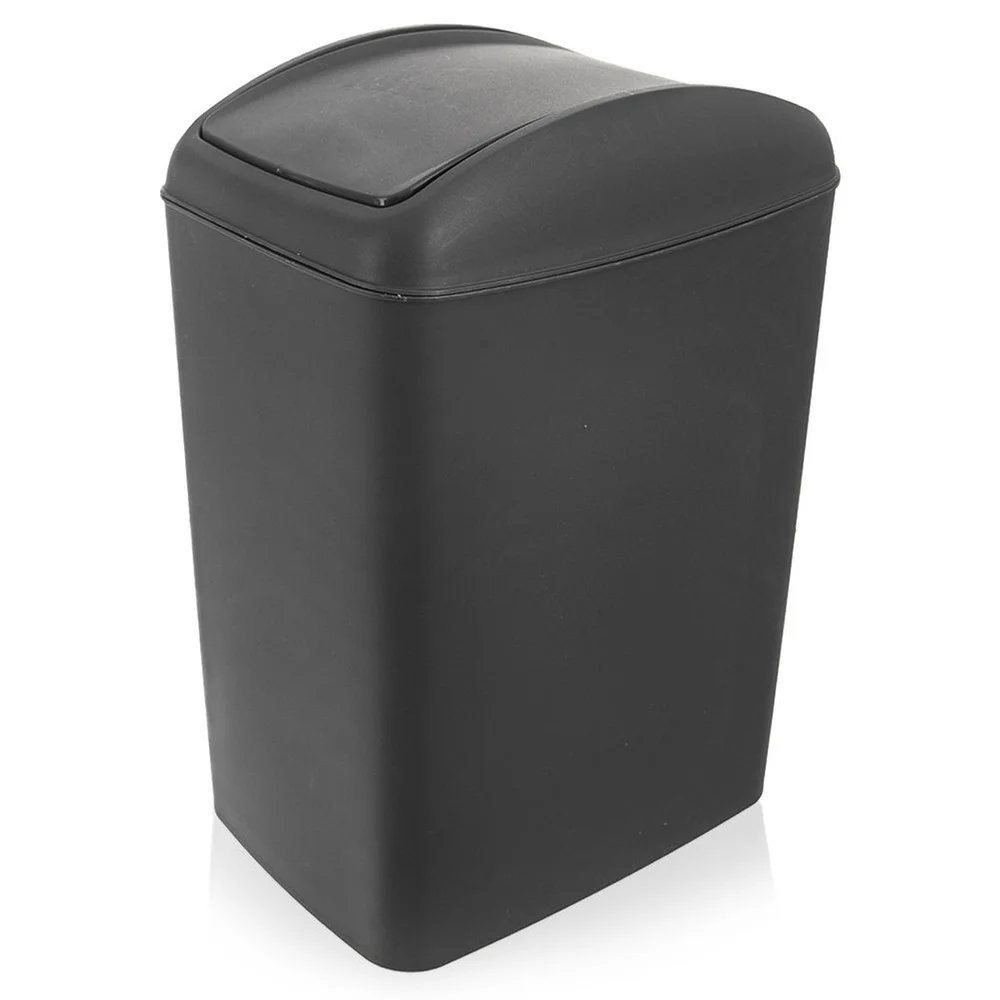 Poubelle en Plastique Grise, 20 L