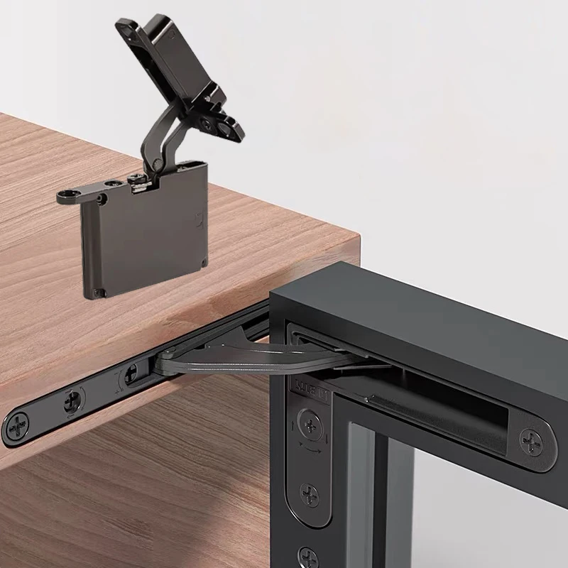 

Furniture Cupboard Pivot Cabinet Adjustable Invisible the Truly Concealed Hydraulic Air Hinge for Kitchen Bathroom Doors