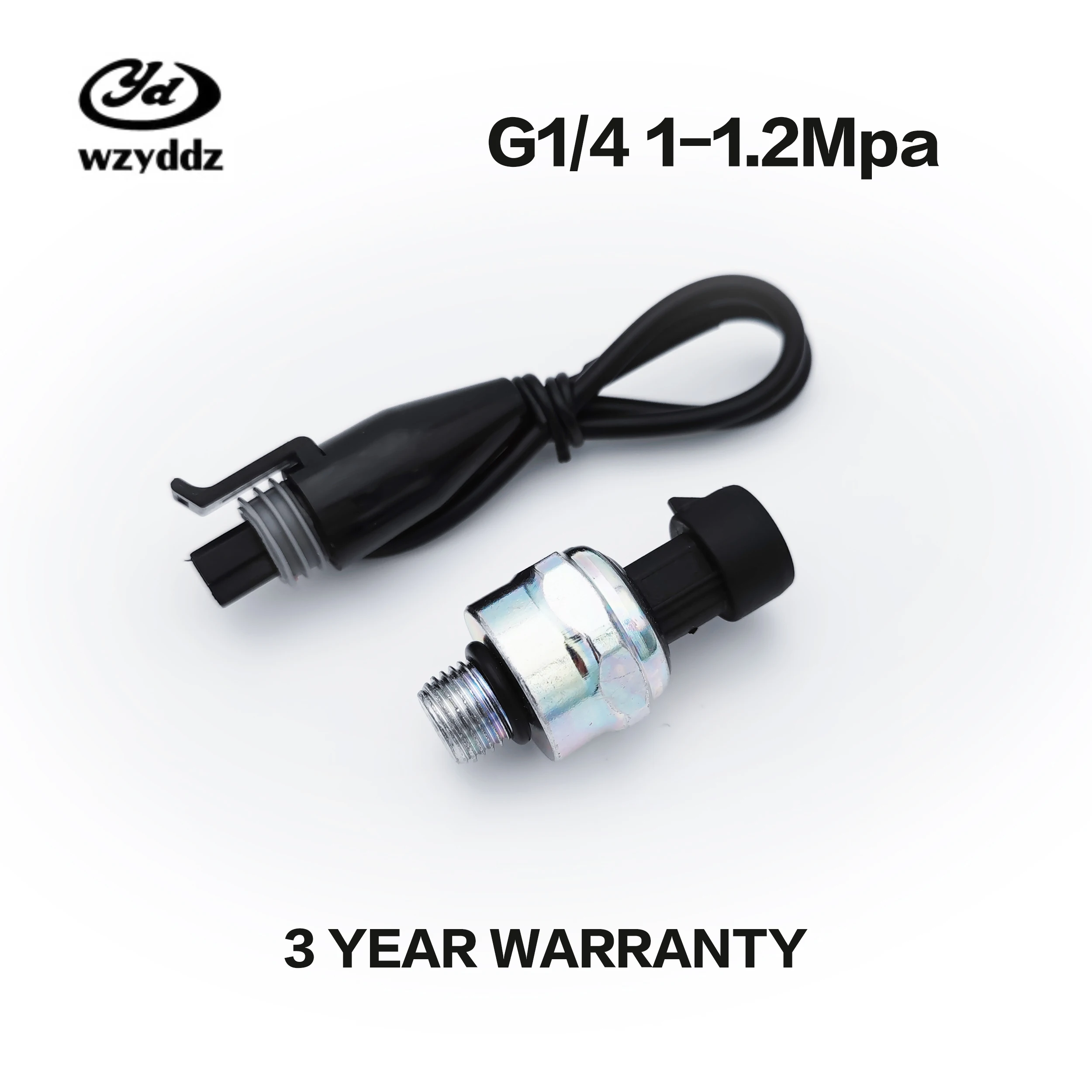 przetwornik czujnika ciśnienia G1/4 0-1.2Mpa 174psi 0.5-4.5V 5VDC Stop stali węglowej Ochrona środowiska powłoka