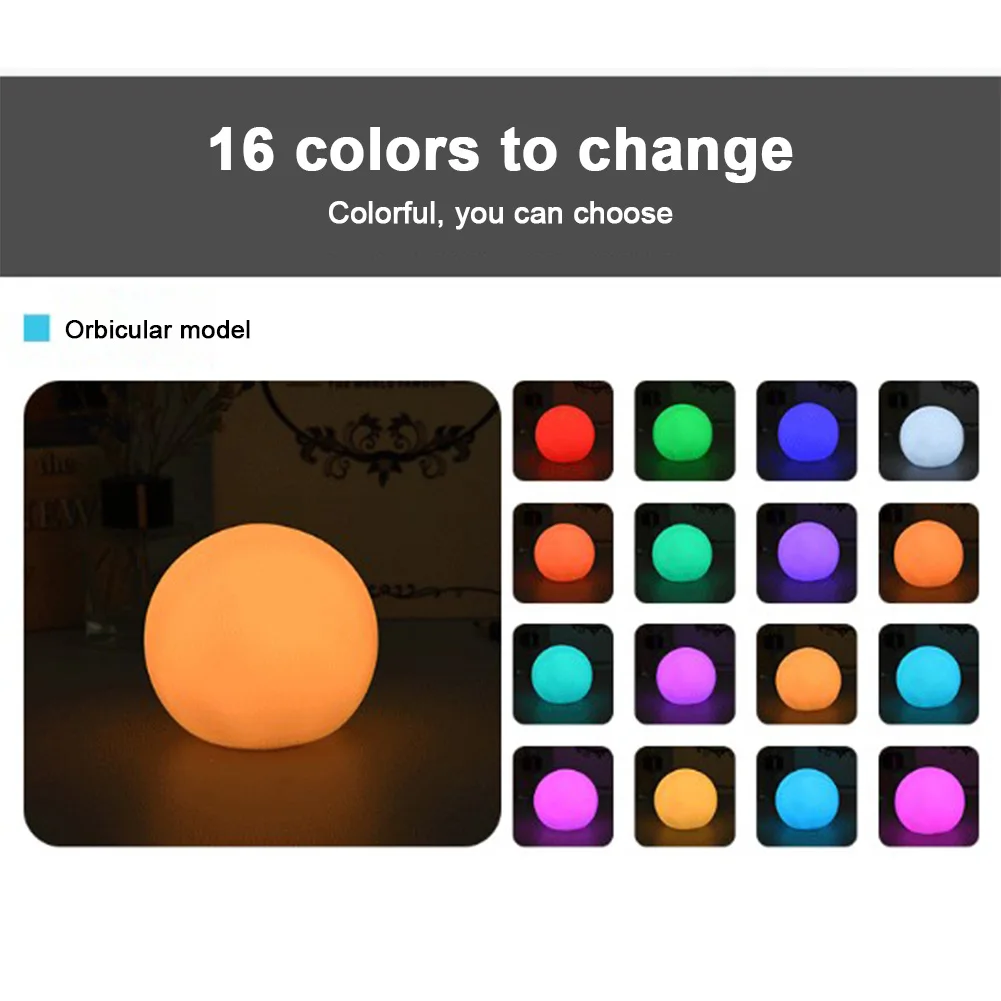 

LED Glowing Ball Night Light 16 Colors Outdoor LED Garden Ball Light Remote Control LED Glow Globe Light Holiday Home Decoration
