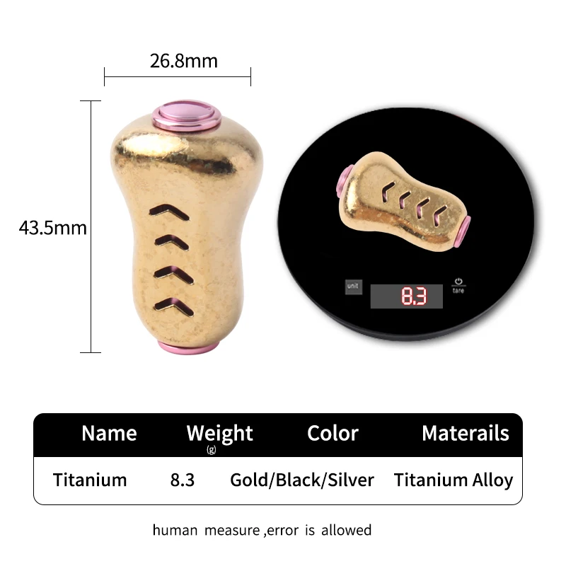 Perilla de Carrete Titanio 36mm – Compatible Shimano/Daiwa - imagen 3