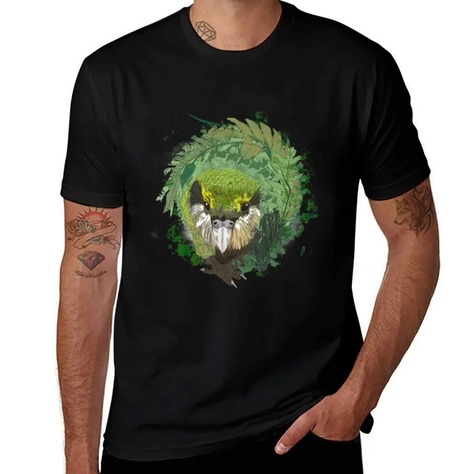 Kakapo (3) T-Shirt tshirts personalised Short sleeve tee t shirts men