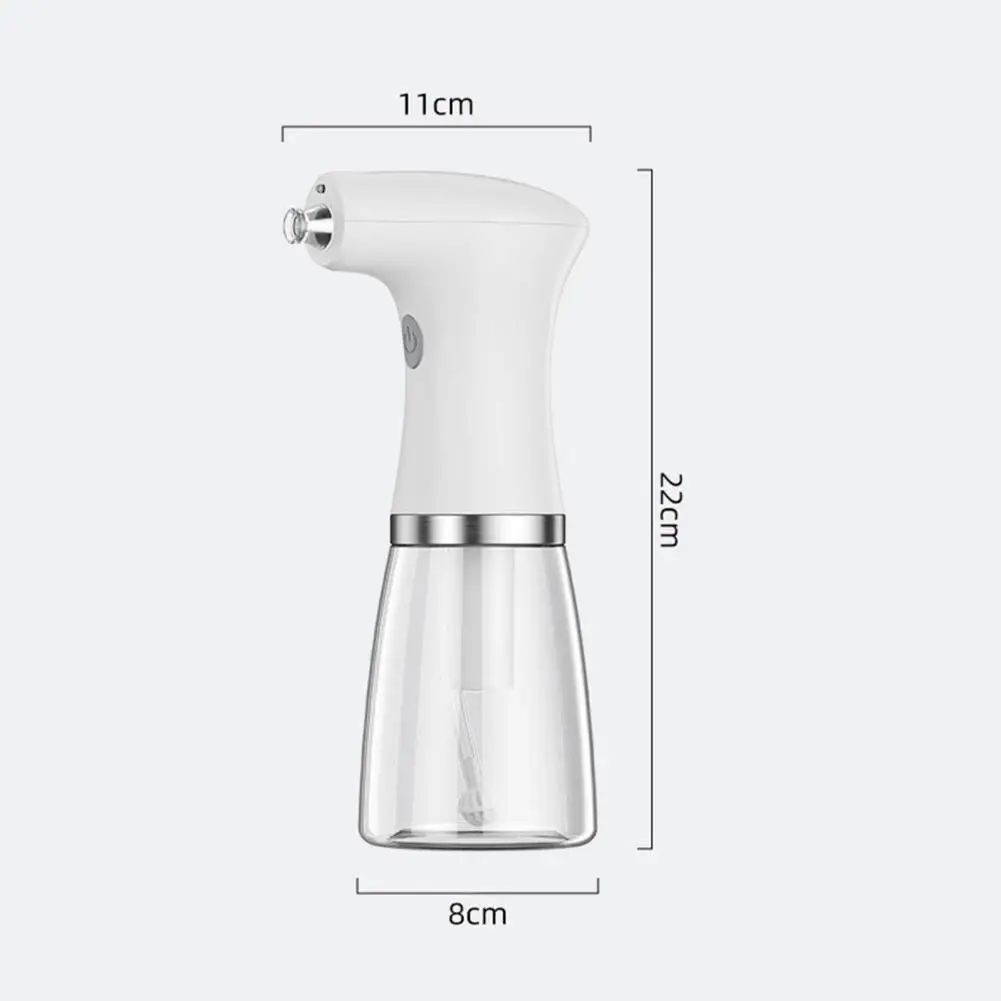 240ML Electric Oil Sprayer with Light Even Atomization Oil Spray Bottle Type-C Charge Wide Angle Jet Oil Sprayer for Kitchen