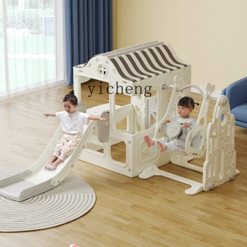 

XL Kids' Playhouse Slide Swing Combination Baby Toy Tent Castle House