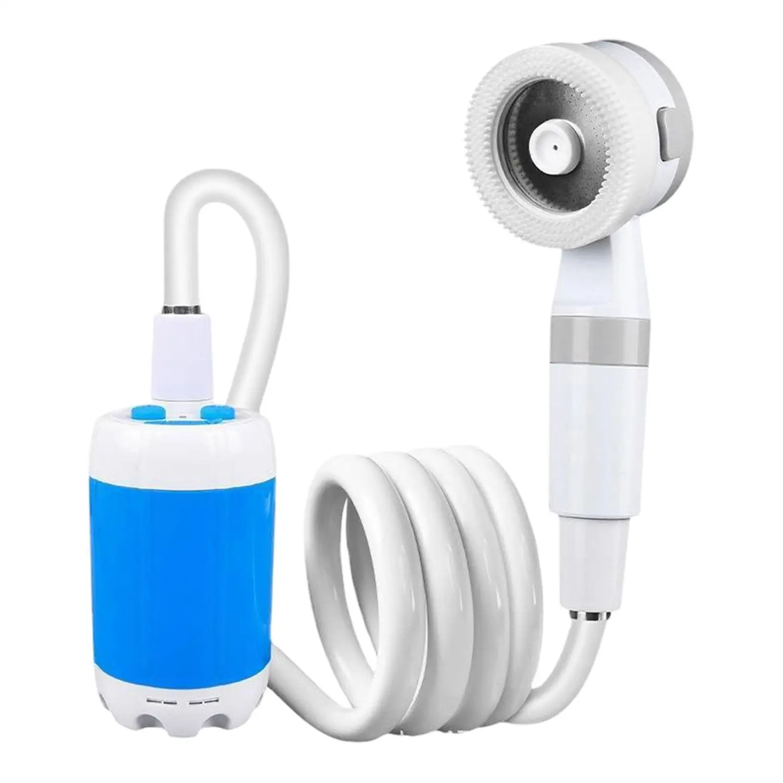 

Portable Shower Pump Multipurpose Compact Travel Shower Pump Electric Shower for Plants Watering Travel Dormitory Gardening RV