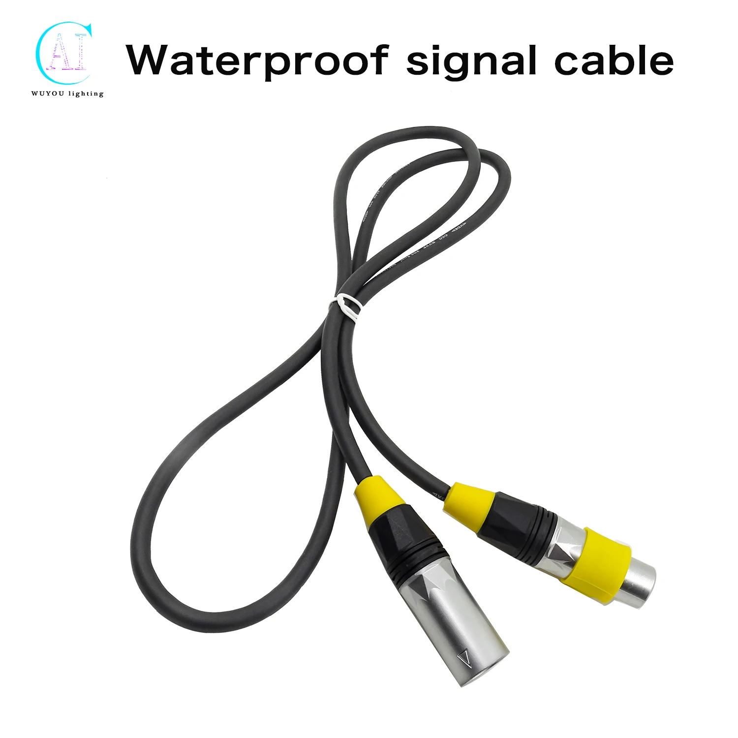 

3 Pin DMX Waterproof Signal Cable 1M 1.5M 2M 3M 5M 10M Outdoor Cable Connection Shielded XLR for 18x12W Waterproof Stage Lights