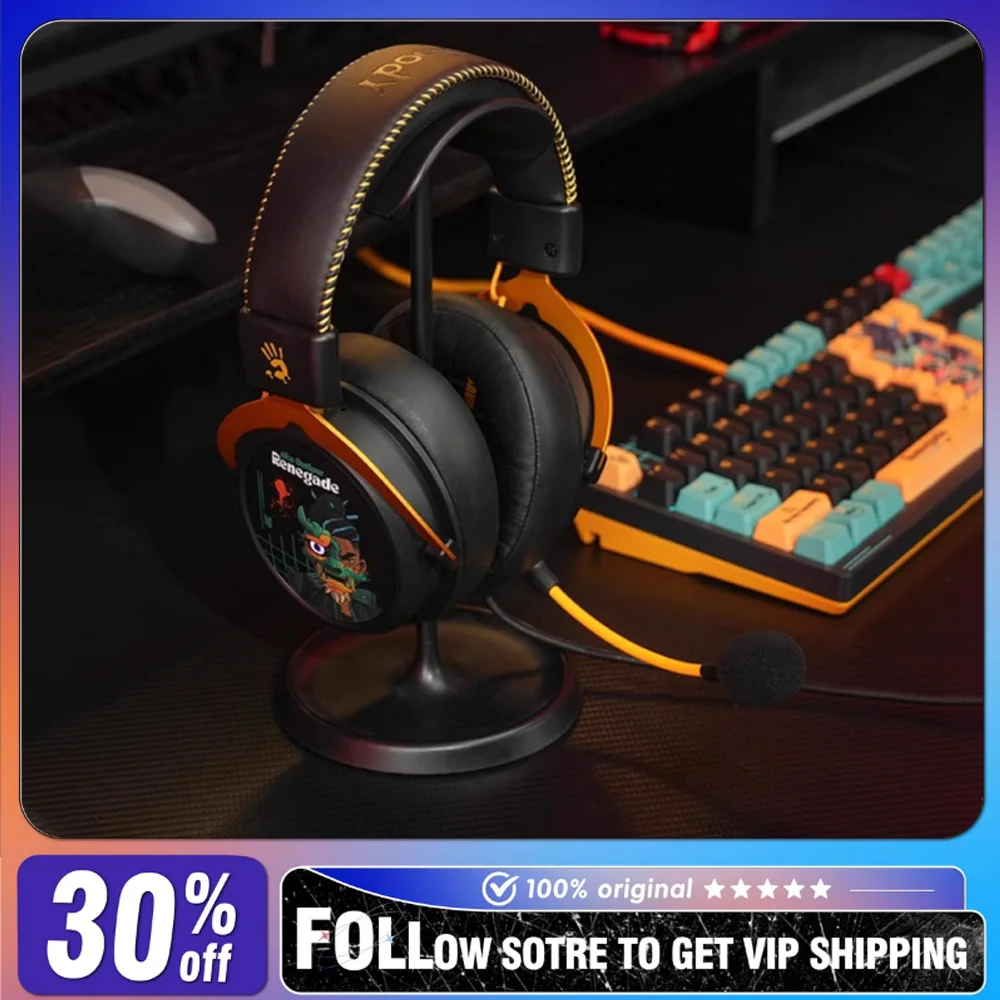 

A4Tech Bloody x Savage Impact M595 Wired Headphones Single Model Noise Reduction CSGO Valorant FPS Pc E-sports Gamer Headset