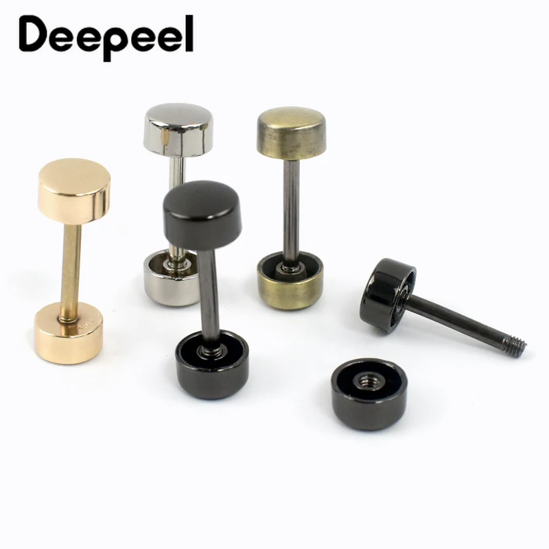 Deepeel 15/20/28/33/40mm DIY Bag Clasp Wheel Buckle for Handbag Repair Sewing Metalware Barbell Buckles Garment Accessories