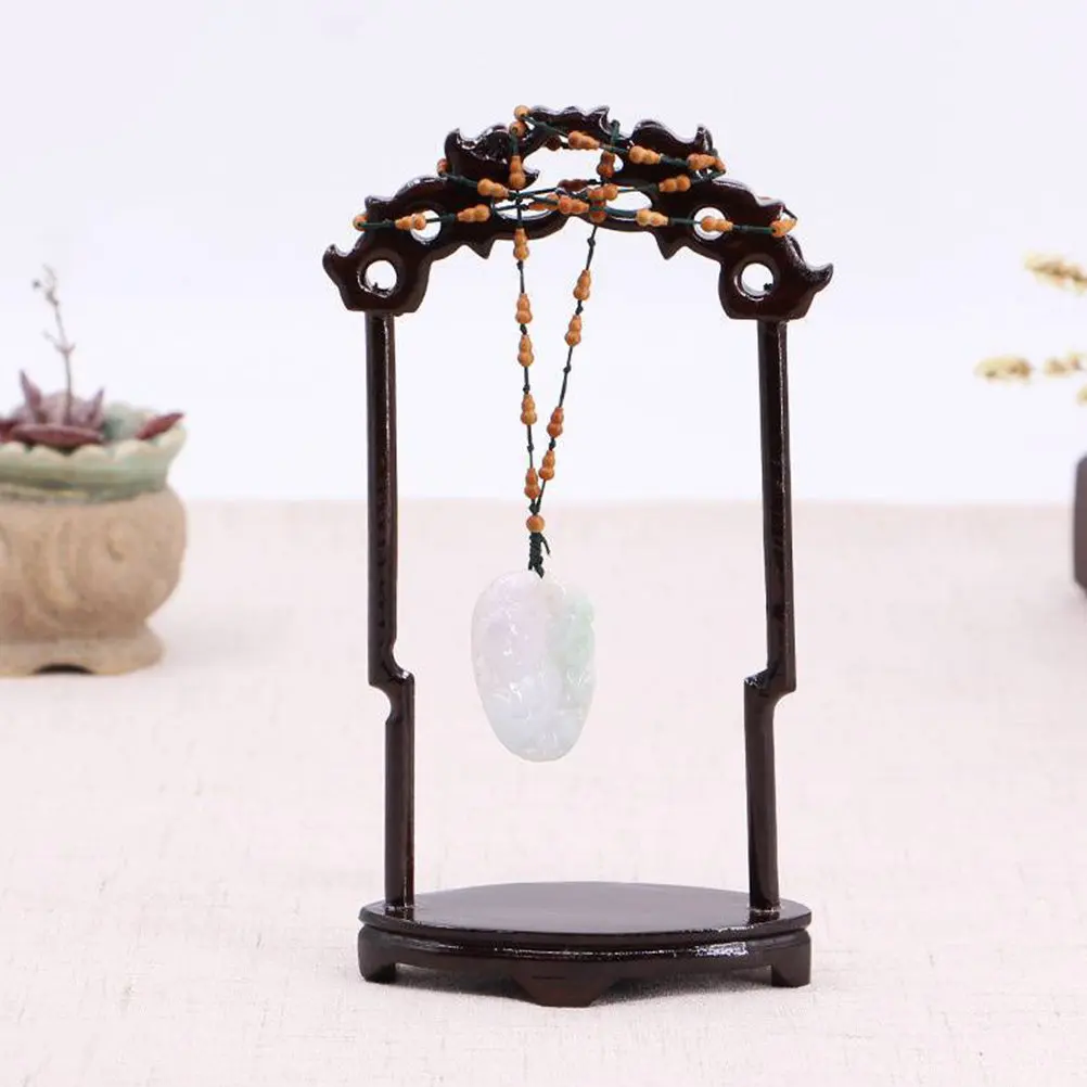 

Jewelry Stand Wood Necklace Bracelet Ring Display Holder Organizer Tidy Beautiful Decoration Gift for Mother Wife