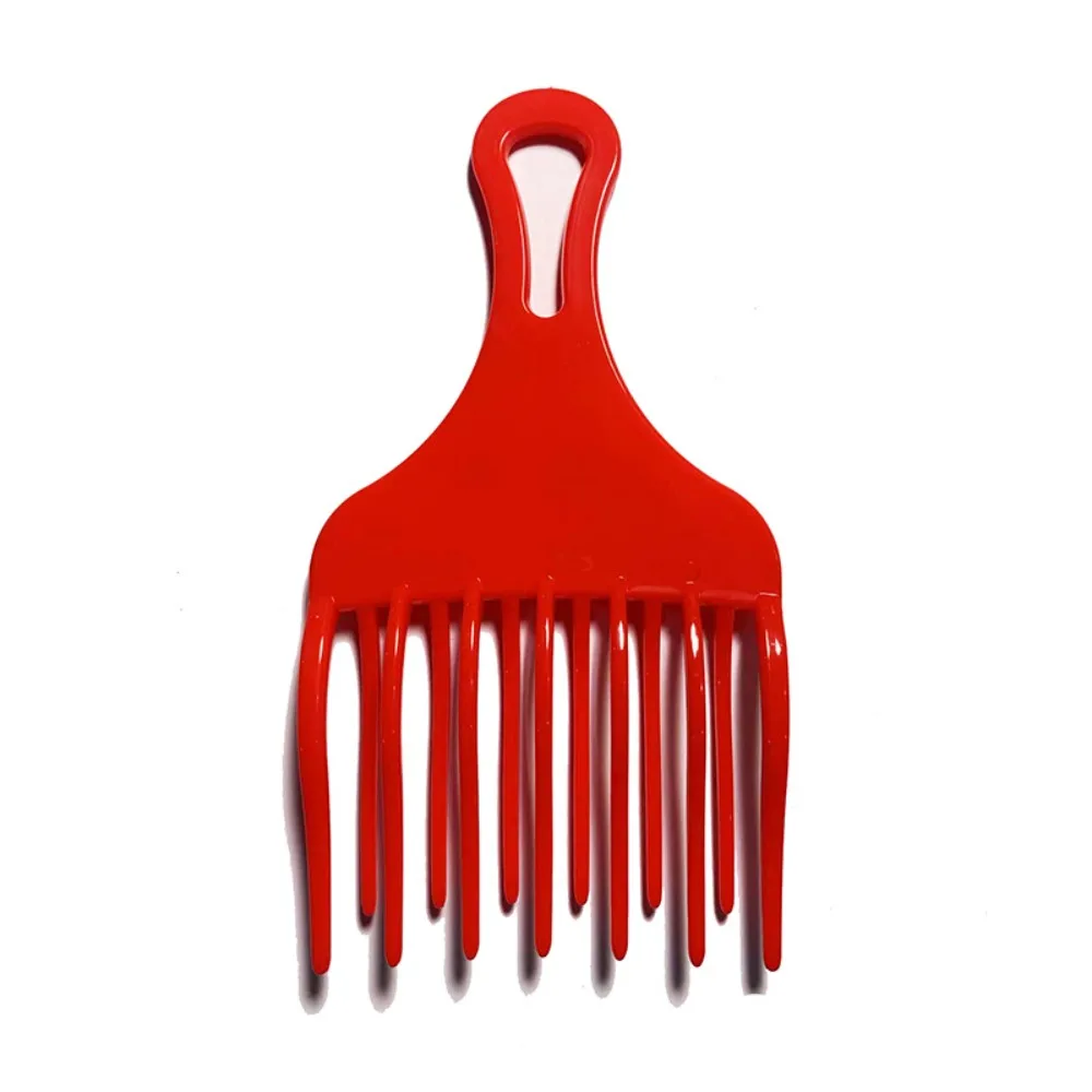 Professional Big Tooth Comb Plastic Double-layer Hair Brush Braid Weaving Hairdressing Comb Hair Dyeing Cutting Coloring
