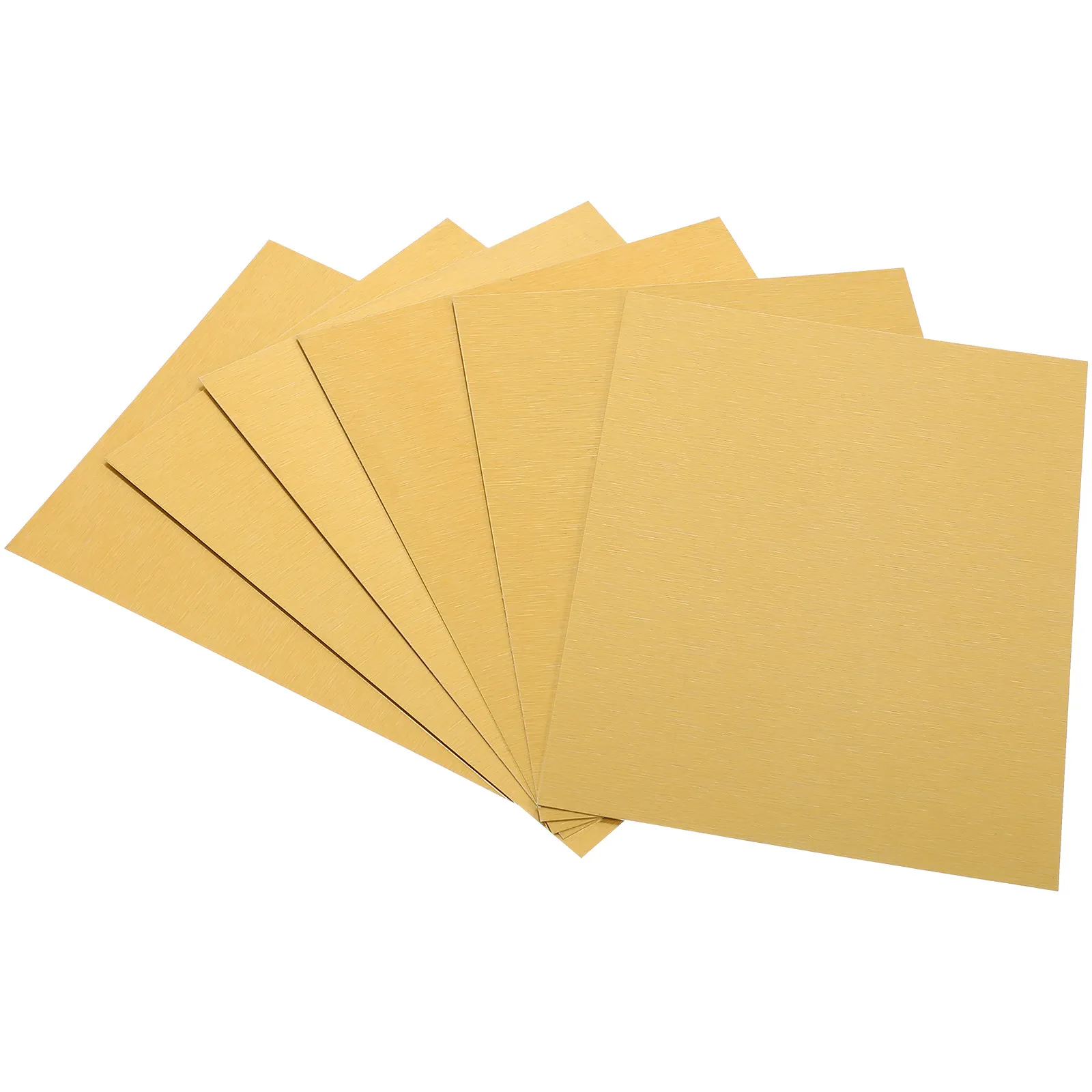6Pcs Aluminum Sublimation Blanks Premium Metal Photo Sign Sheets for Custom Sublimation Printing Craft Gift Wall Art Display