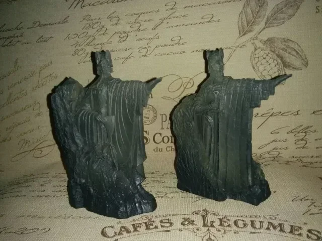 14 cm Lord Gate of Kings The Argonath action figure statua fermalibri scaffali in resina modello di raccolta Home table Decor ornamento