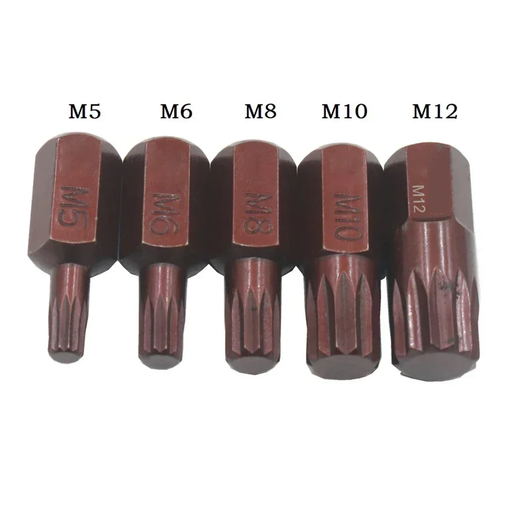 1PC 30mm Star Screwdriver Bit 10mm Hex Shank Magnetic Screwdriver Bits For Impact Screwdriver Head Hand Tools M5/M6/M8/M10