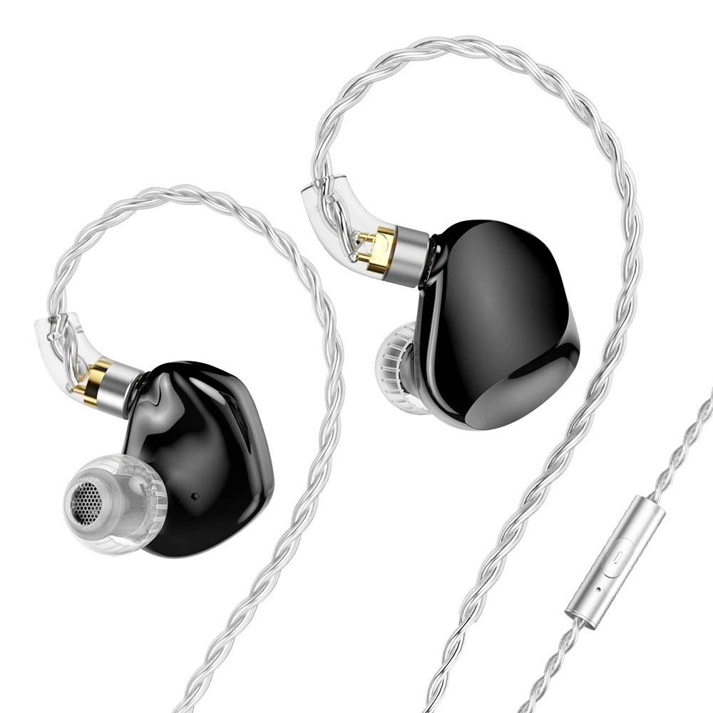 TRN VX PRO+Hybrid Metal 8BA+1DD Driver In-Ear Oordopjes In-Ear Monitoren Hoofdtelefoon Sport Headset Verwisselbare Oordopjes
