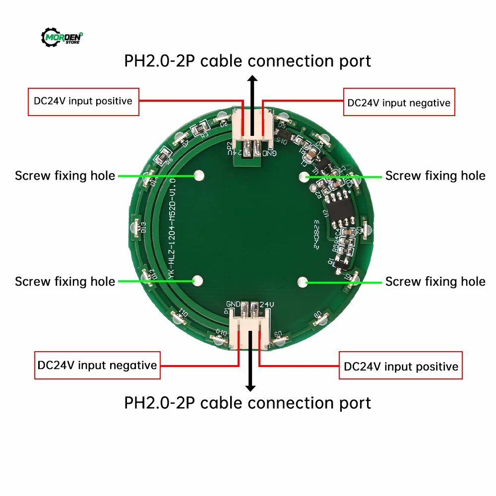 

DC 24V DIY Smart River Touch Table Sensor LED Light Cellular Coil Light Strip Touch Sensor Circuit Module With LED Accessory