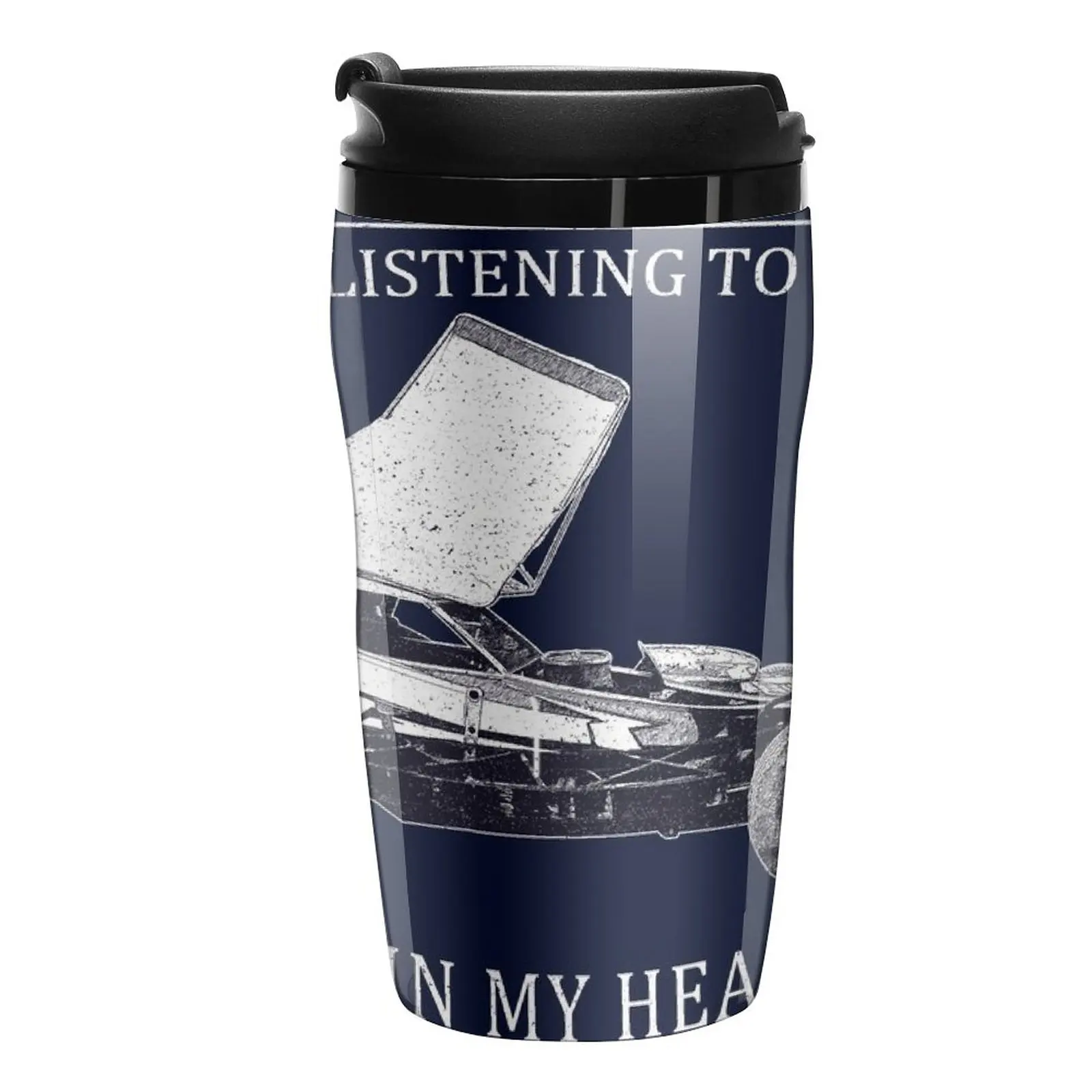 New I might look like I'm listening but I'm Stock Car Racing Travel Coffee Mug Thermos Cup Game Coffee Cups