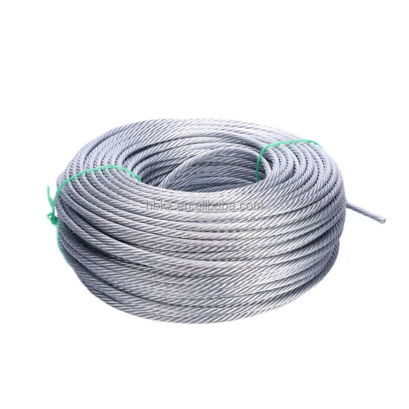 

High Low Carbon Galvanized Steel Wire Ropes GI Hot Sale Mining Lifiing Iron Wire Cable Rod