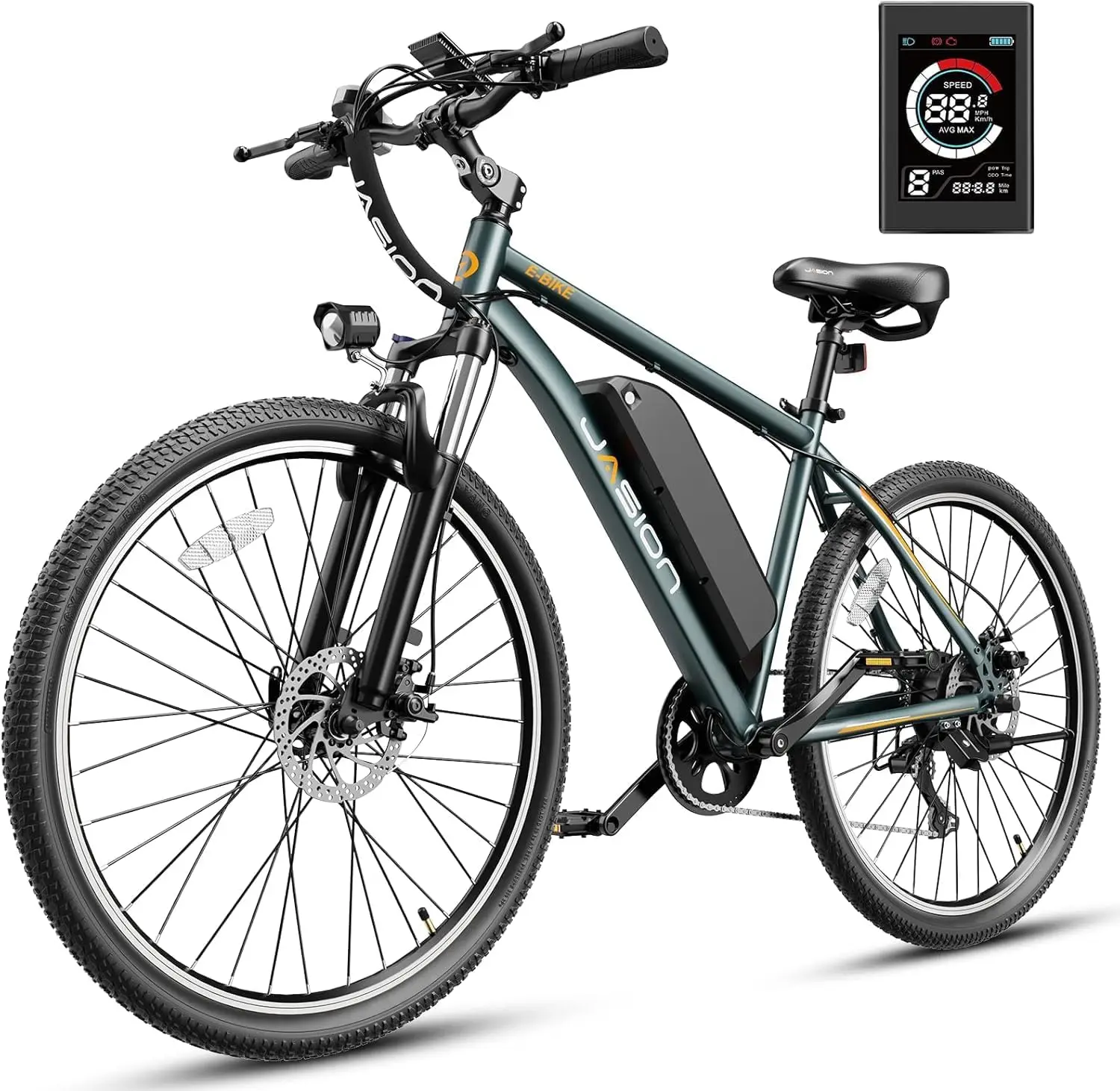 

750W Peak Electric Bike for Adults, 27.5" MTB Commuting Ebike, 20 MPH 480Wh Removable Battery Electric Mountain Bike with Front