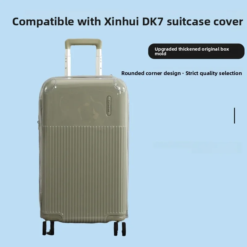 新婚夫婦-dk7-荷物プロテクターカバー-取り外し不可能な旅行用スーツケース防塵カバー-trunk2630-インチ旅行バッグアクセサリー