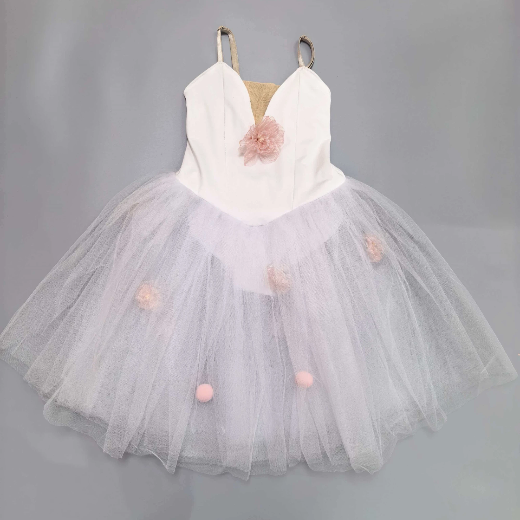 

Adults Women White Ballet Skirt Girls Performance Costume Dancing Children Kids Ballerina Dress Tutu Professional Ballet Dress