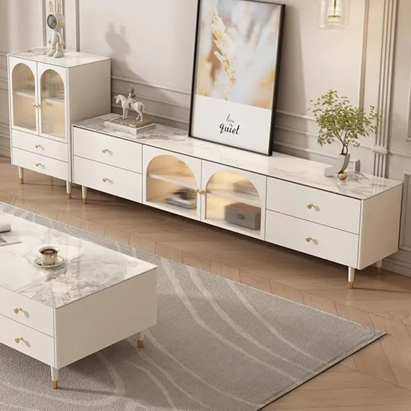 Floor Tv Stand Bedroom Fireplace Monitor Drawers Tv Unit Living Room Desk Luxury Bench Stojaki Telewizyjne Modern Furniture image 3