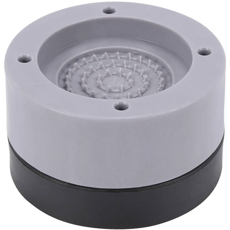 4 ชิ้น/เซ็ตแผ่นป้องกันการสั่นสะเทือนยางลดเสียงรบกวนการสั่นสะเทือน Anti-Walk Foot Mount สําหรับเครื่องซักผ้าและเครื่องอบผ้าปรับความสูง Washi