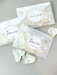 50PCS Wedding Toss Stickers, Throw Me Wedding Stickers, Wedding Exit, Petal Toss, Stickers & Bags, Wedding Favors, Toss Confetti